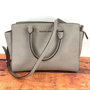 Michael Kors Selma Saffiano Leather Large Handbag